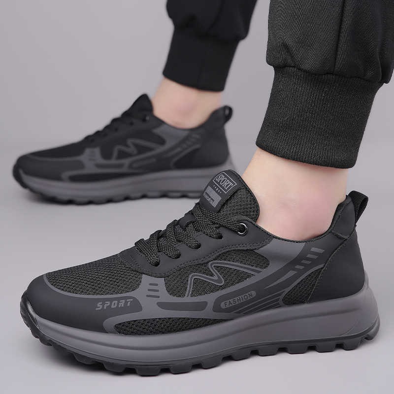 Men'S Fashion Deals - Stivali alti estivi con lacci traforati