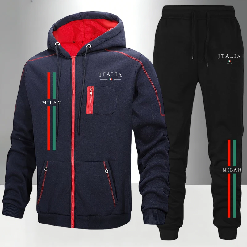 Jogger Sweatpants Men - Completo Sportivo Casual da Uomo Autunno