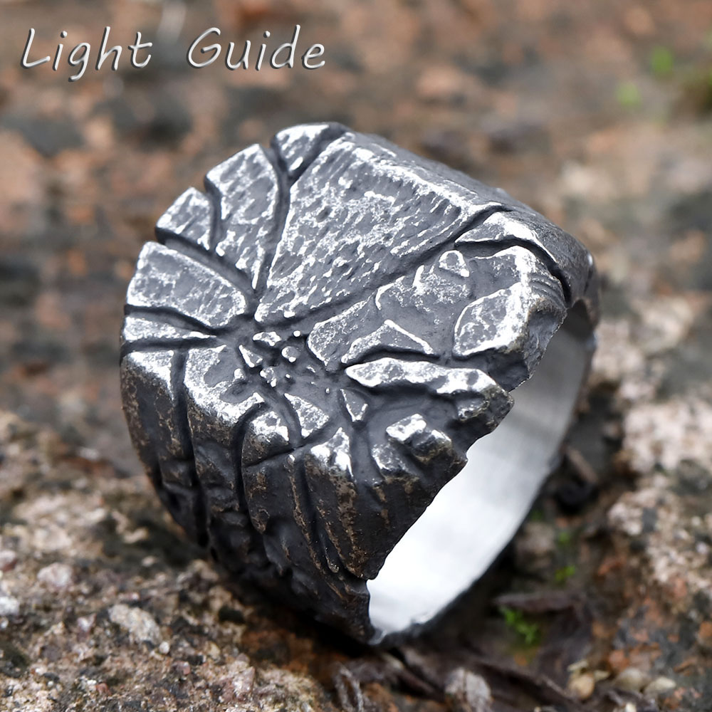 Men'S Fashion Guide - Charm anello Hip Hop in acciaio