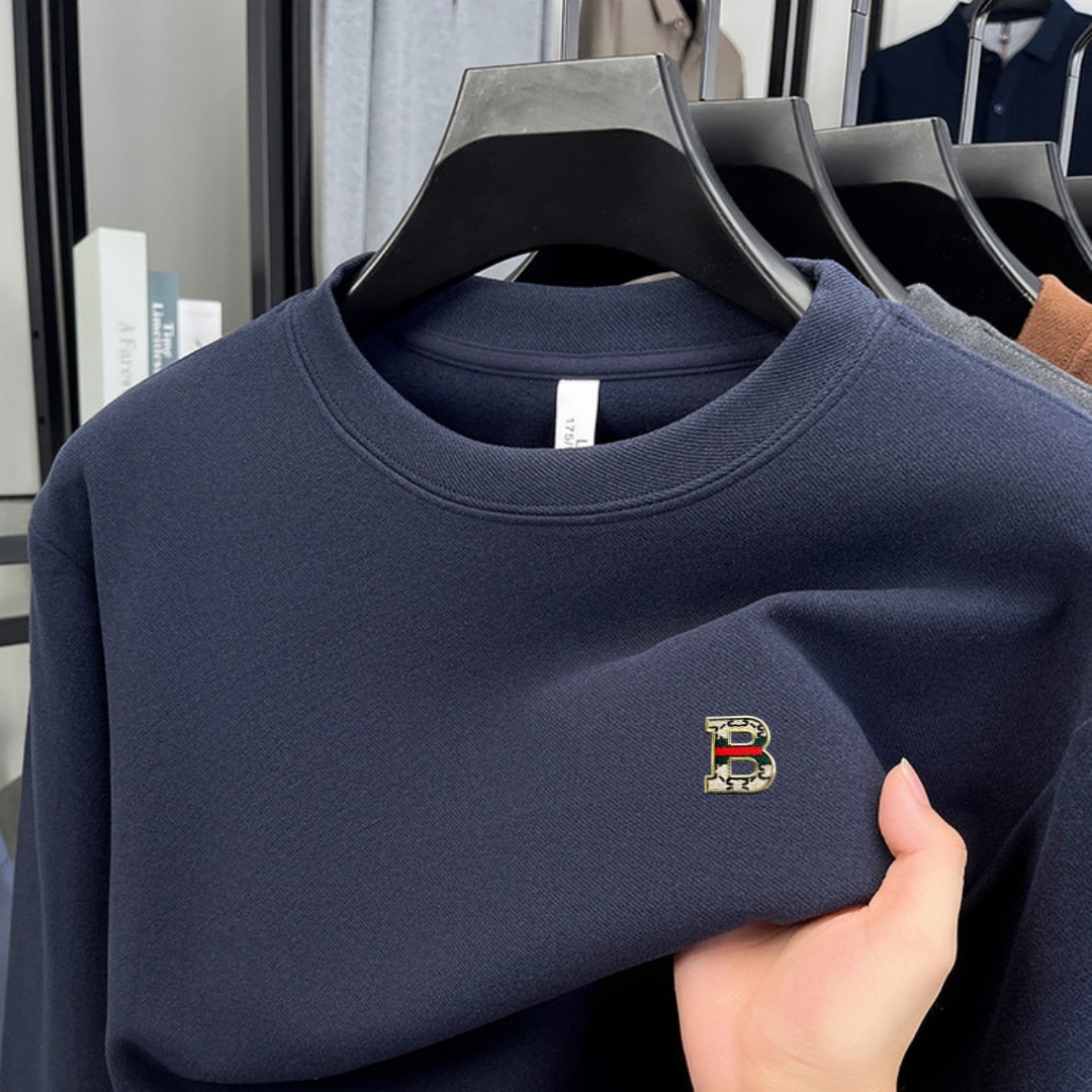 Men'S Spring Fashion - T-shirt da uomo a maniche lunghe