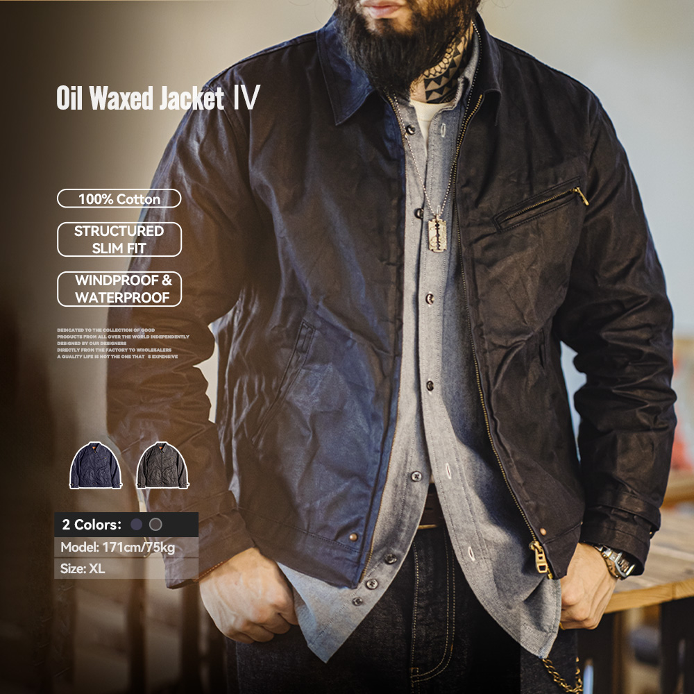 Harrington Jacket - Maden Giacca da uomo in tela