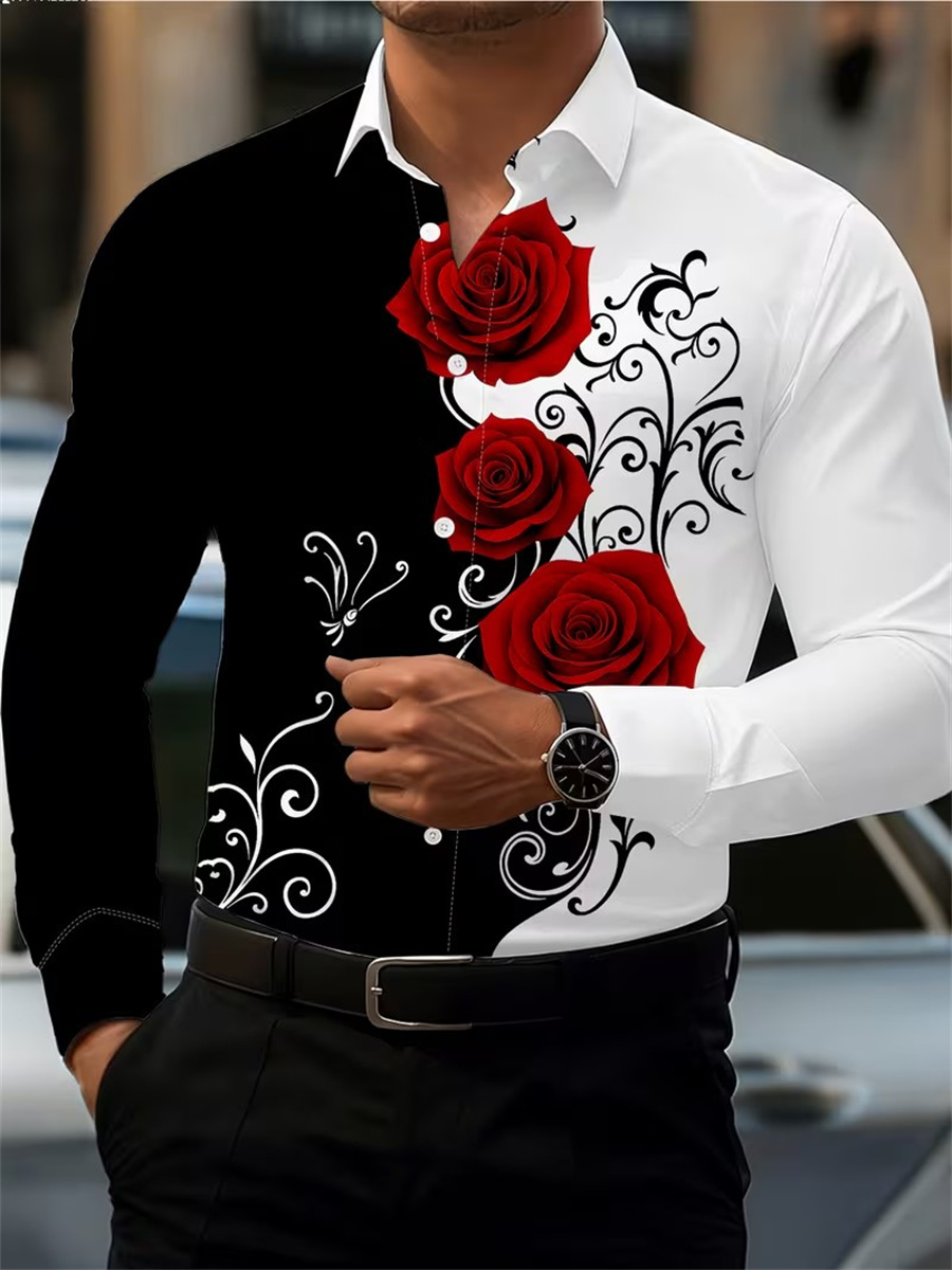 Mens Fashion Ideas - Camicia a maniche lunghe da uomo