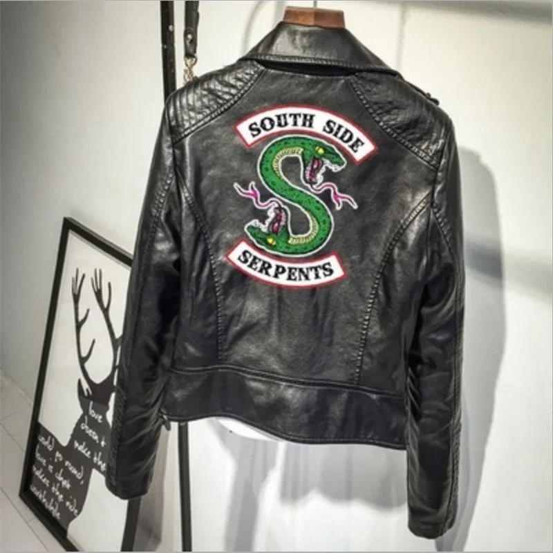 Men'S Fashion Zipper Jacket - Nuova Giacca in Ecopelle con Zip