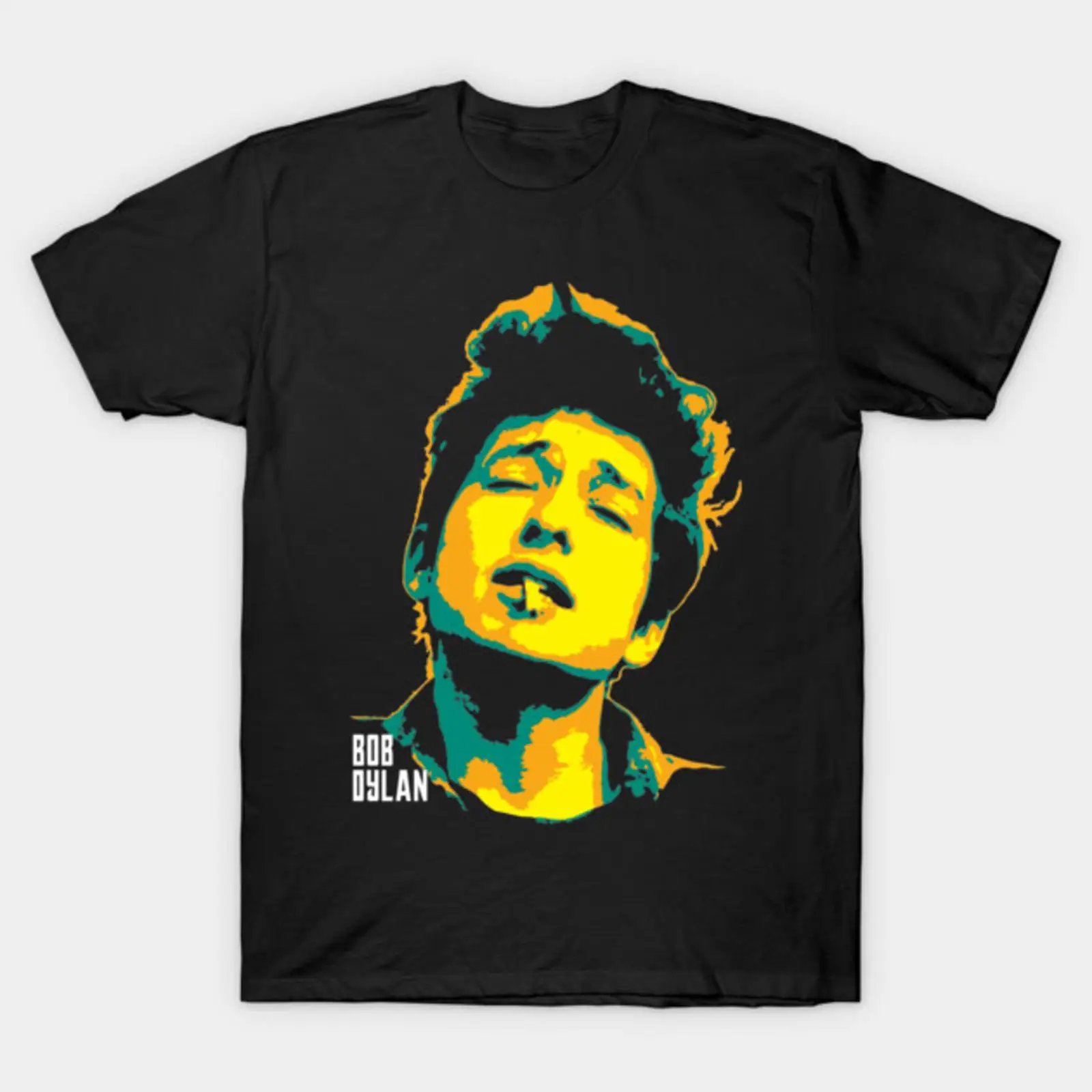 Men'S Fashion 1960S - Maglietta retrò Bob Dylan Pop Art