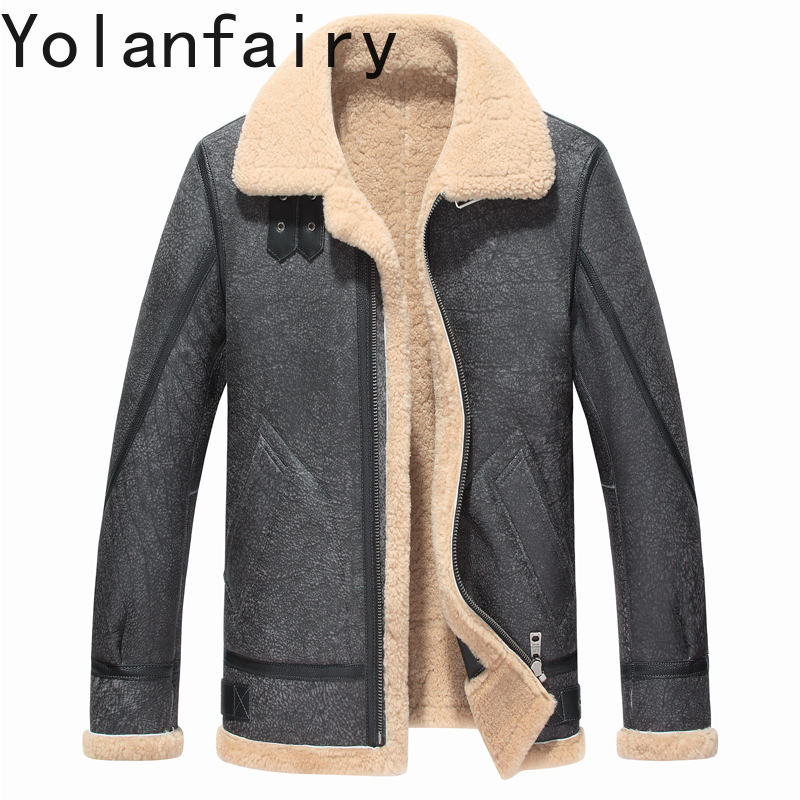 YOLANFAIRY Giacche in vera pel - Men'S Fashion Zipper Jacket recensione e prezzo