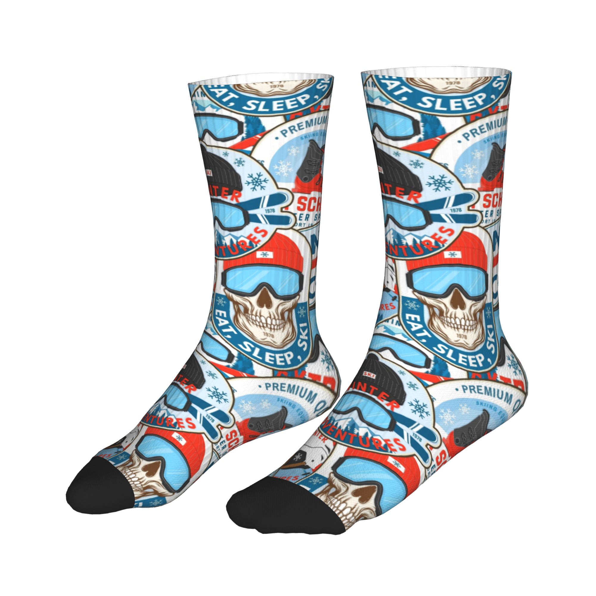 Calzini vintage rosso blu Ski  - Mens Fashion Vintage recensione e prezzo