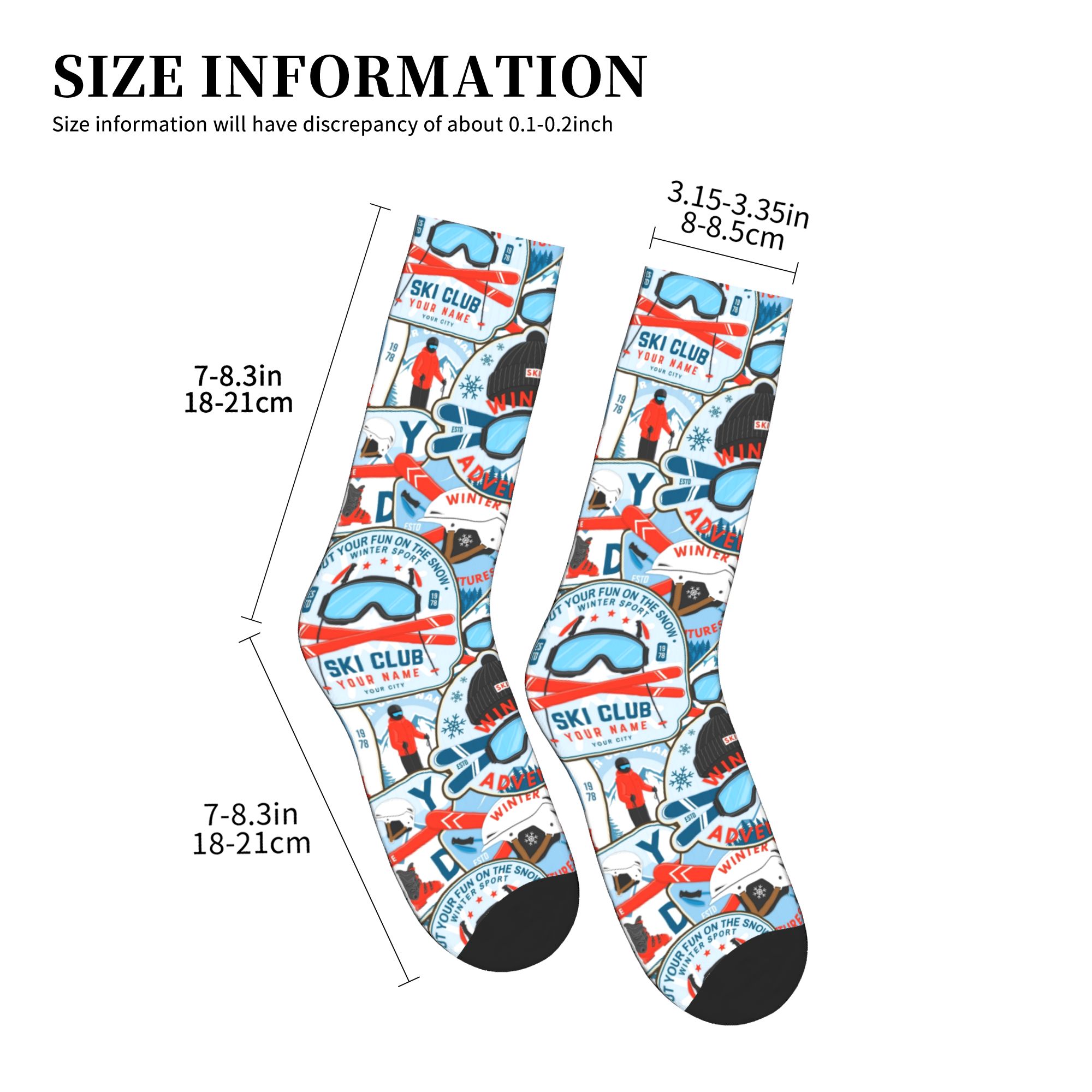 Calzini vintage rosso blu Ski  - Mens Fashion Vintage recensione e prezzo