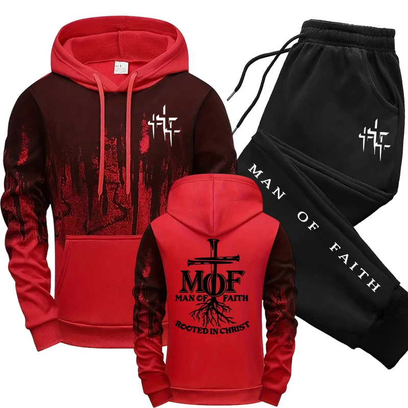 Tuta da uomo Man of Faith con  - Jogger Sweatpants Men recensione e prezzo