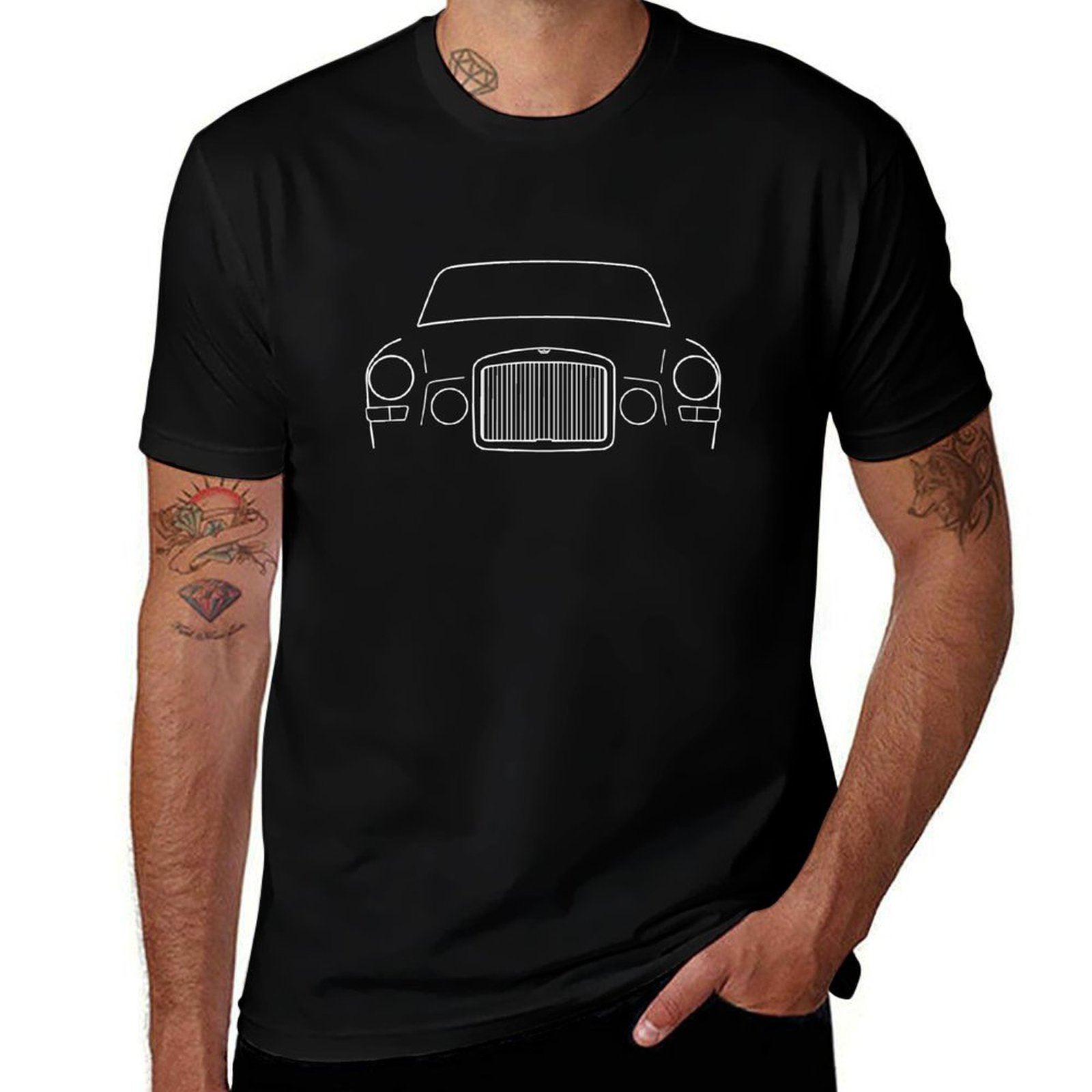 T-shirt con grafica bianca a c - Men'S Fashion 1960S recensione e prezzo