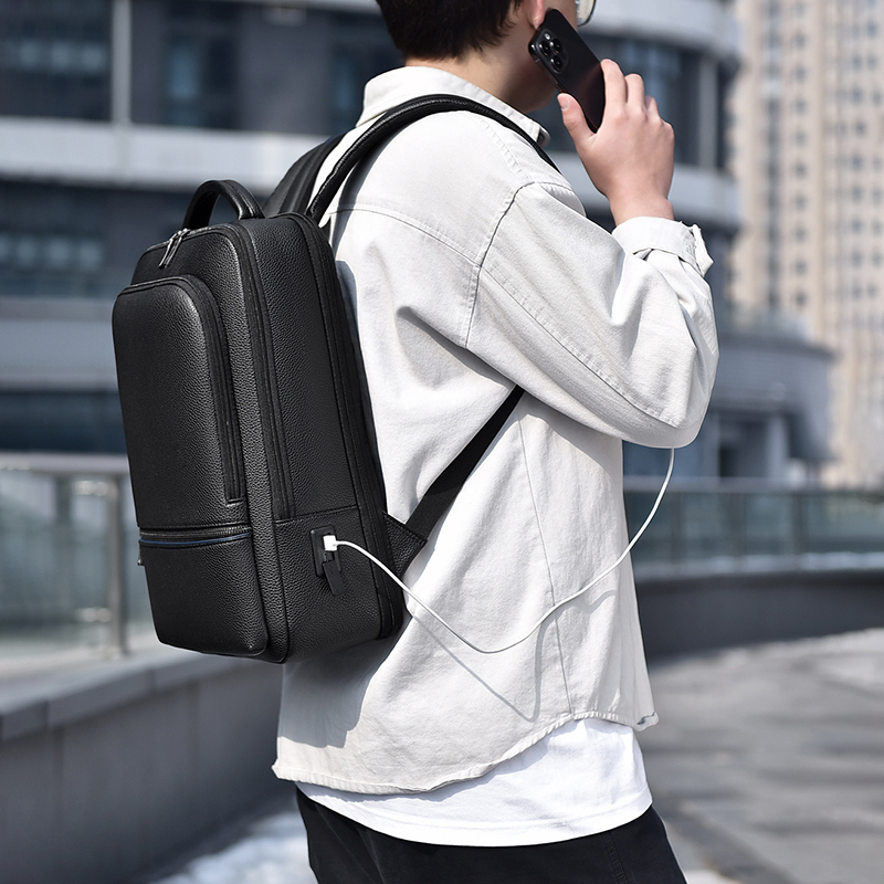 Zaino da uomo in pelle PU rica - Mens Fashion Blog recensione e prezzo