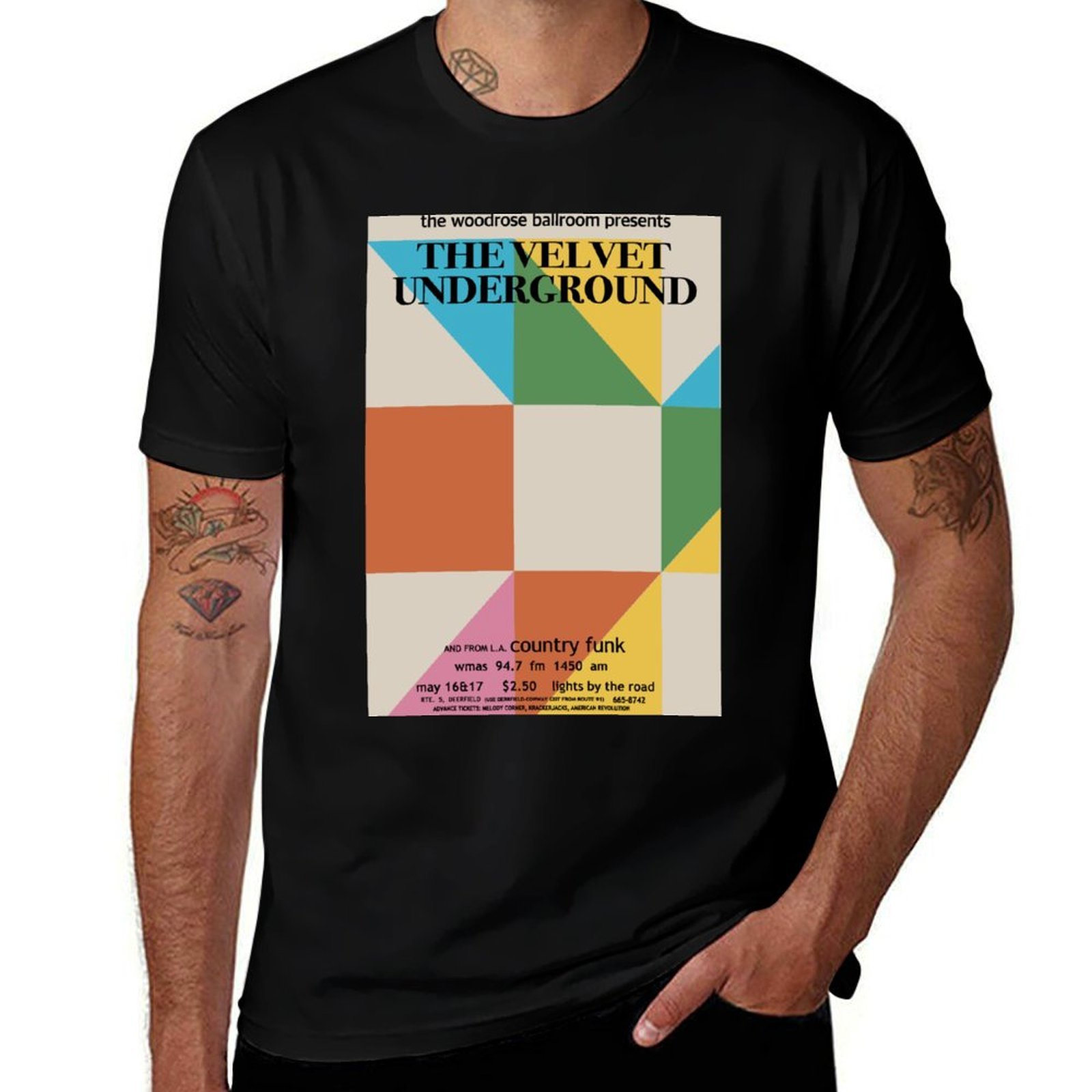 T-shirt Velvet Underground Vin - Men'S Fashion 1960S recensione e prezzo