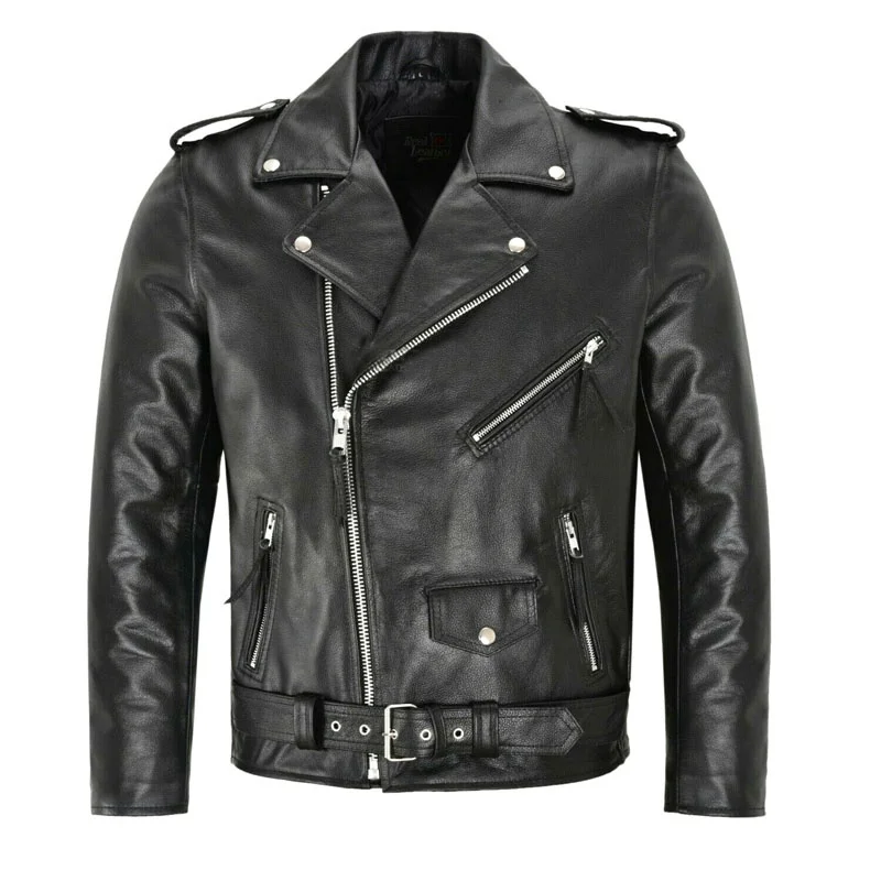 Giacca in Pelle da Uomo alla M - Men'S Fashion Zipper Jacket recensione e prezzo