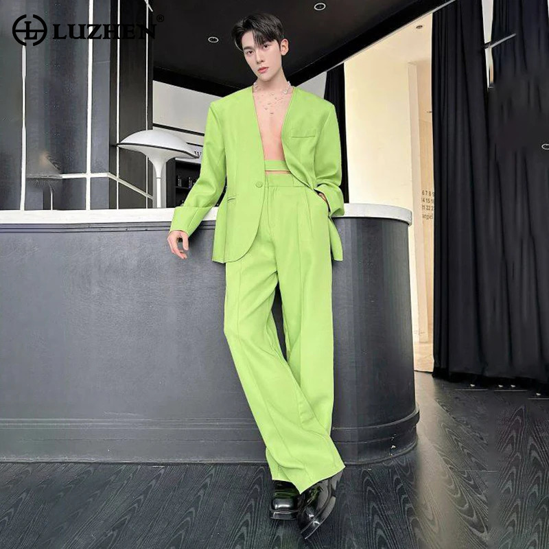 LUZHEN 2026 Nuova Collezione P - Mens Fashion Blazer recensione e prezzo