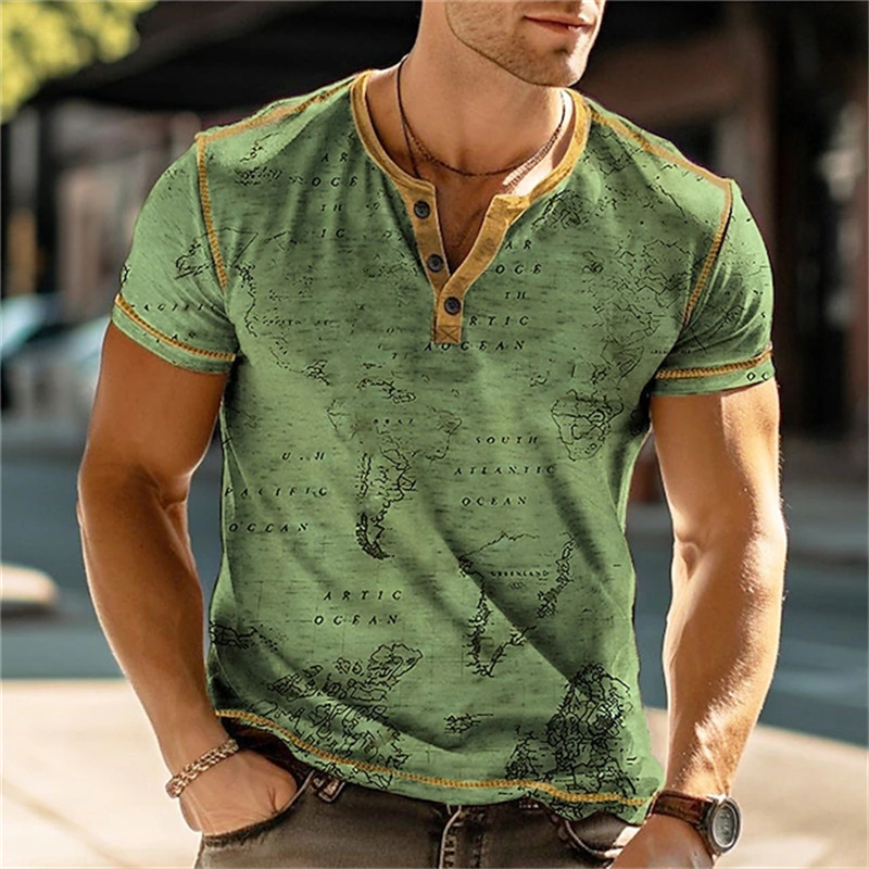 Camicie Henry da uomo con stam - Mens Fashion Vintage recensione e prezzo