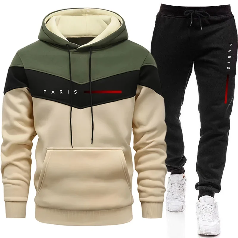 Set di Felpe con Cappuccio da  - Jogger Sweatpants Men recensione e prezzo
